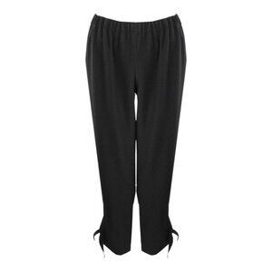 Hatch The Stroll Ankle Tie Pull-on Maternity Pants in Black Women's 1 / US 2-4